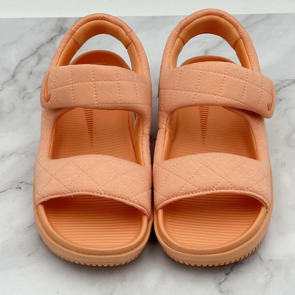 Nike Calm SE Sandals Womens 8 Apricot Agate Quilted Strap HJ9000-800 NWOB - Picture 3 of 14
